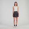 Jaima Short Striped Sequin Skirt Black / White