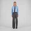 Ismere Straight And Wide Trousers Light Grey