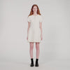 Gisele Pointelle Knit Short Dress ECRU