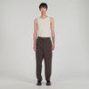 Oversize Suit Oversized Wool Trousers Chocolate