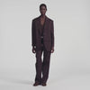 Amanda Striped suit jacket Marron / Bleu