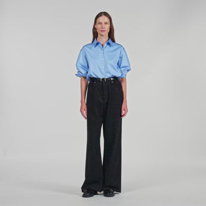 Golden Wide-leg jeans Black