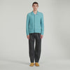 Mohair Shirt Cardigan Alpaca and wool cardigan Turquoise