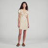 Floral Print Short Dress Light Pink