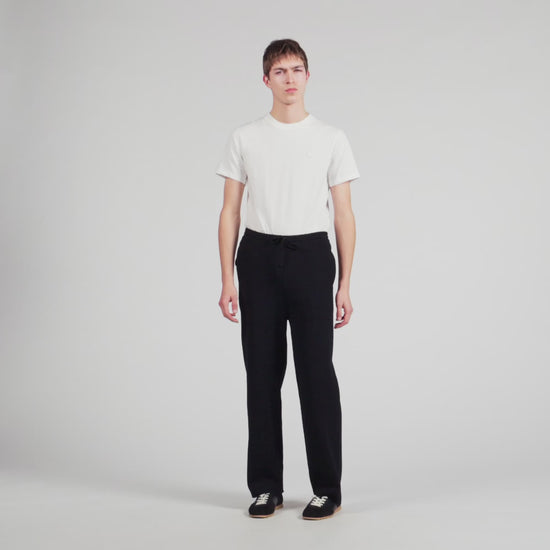 Knit Jogging Bottoms Black