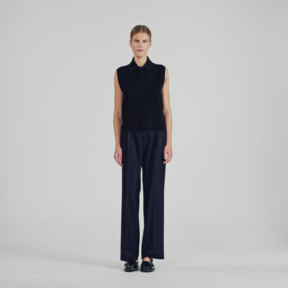 Sohan Tie-Neck Jumper Black