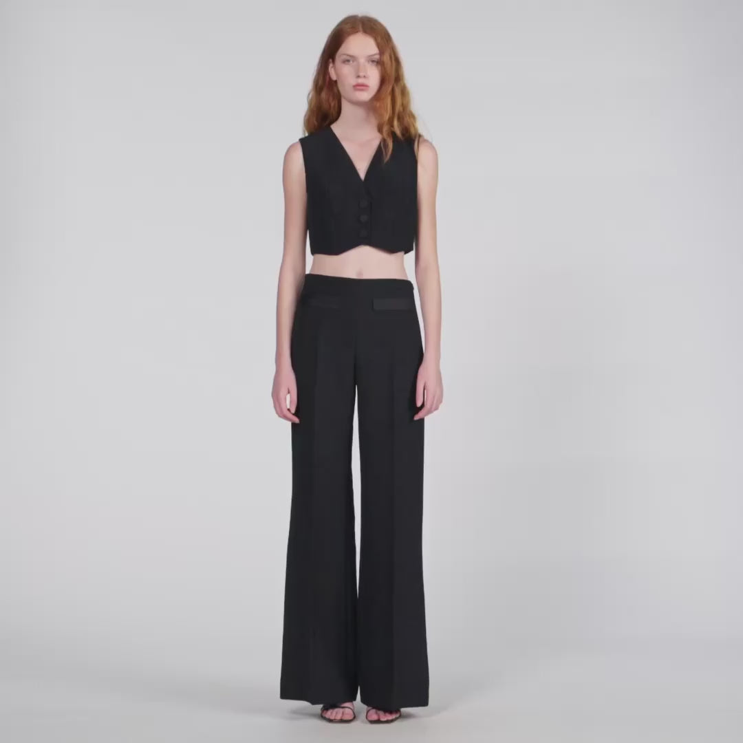 Asteriane Cropped Jacket Black