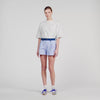 Eliaz Striped Shorts With Denim Details BLUE / GREEN