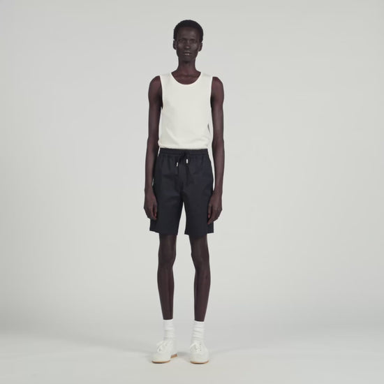 New Gamma Cotton Shorts BLACK