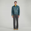 Alessandro Jacket Leather jacket Petrol Blue