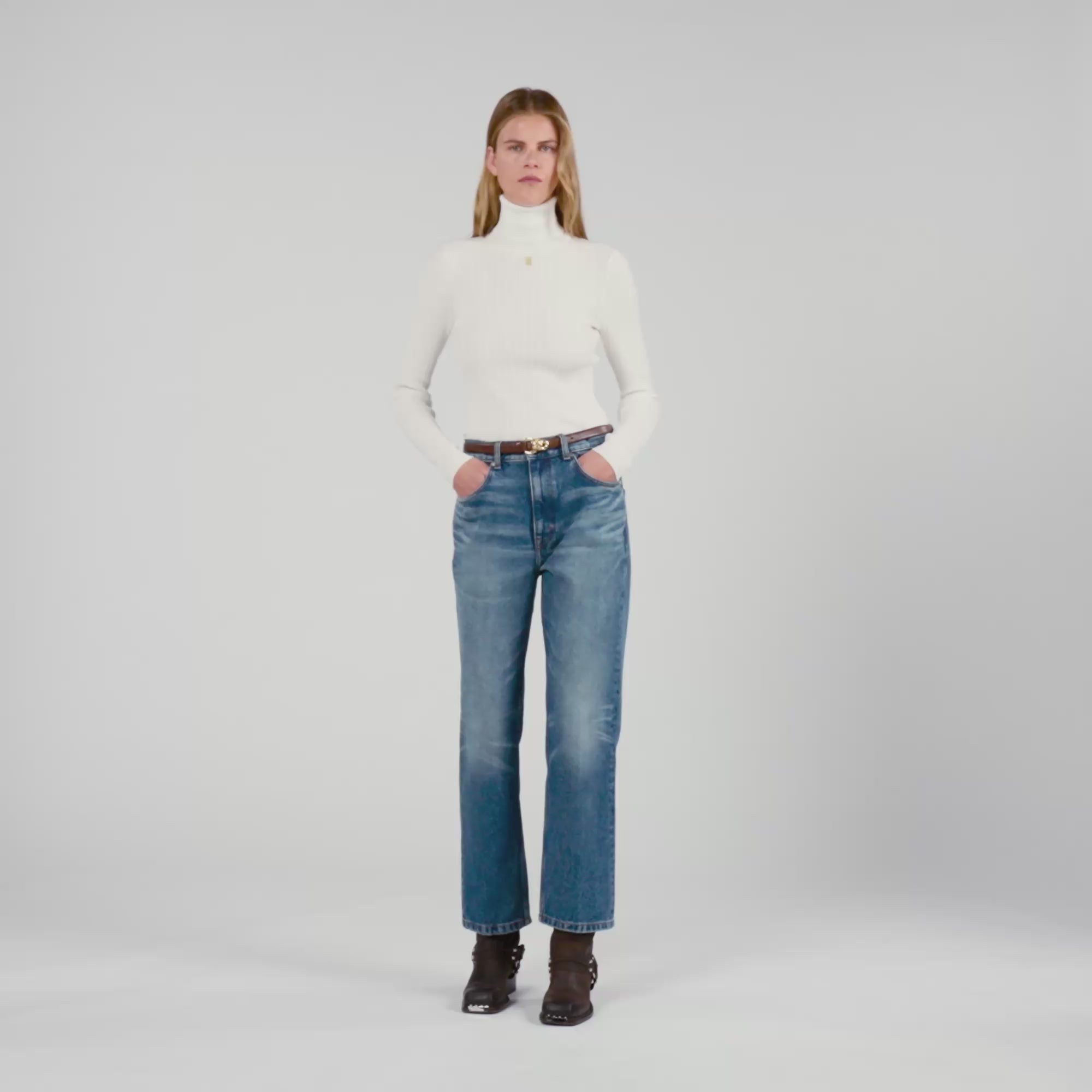 Eline Turtleneck Jumper Snow