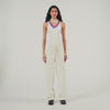 Knitted Straight-Leg Pants Ecru