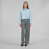 Eloane Rhinestone shirt Sky Blue
