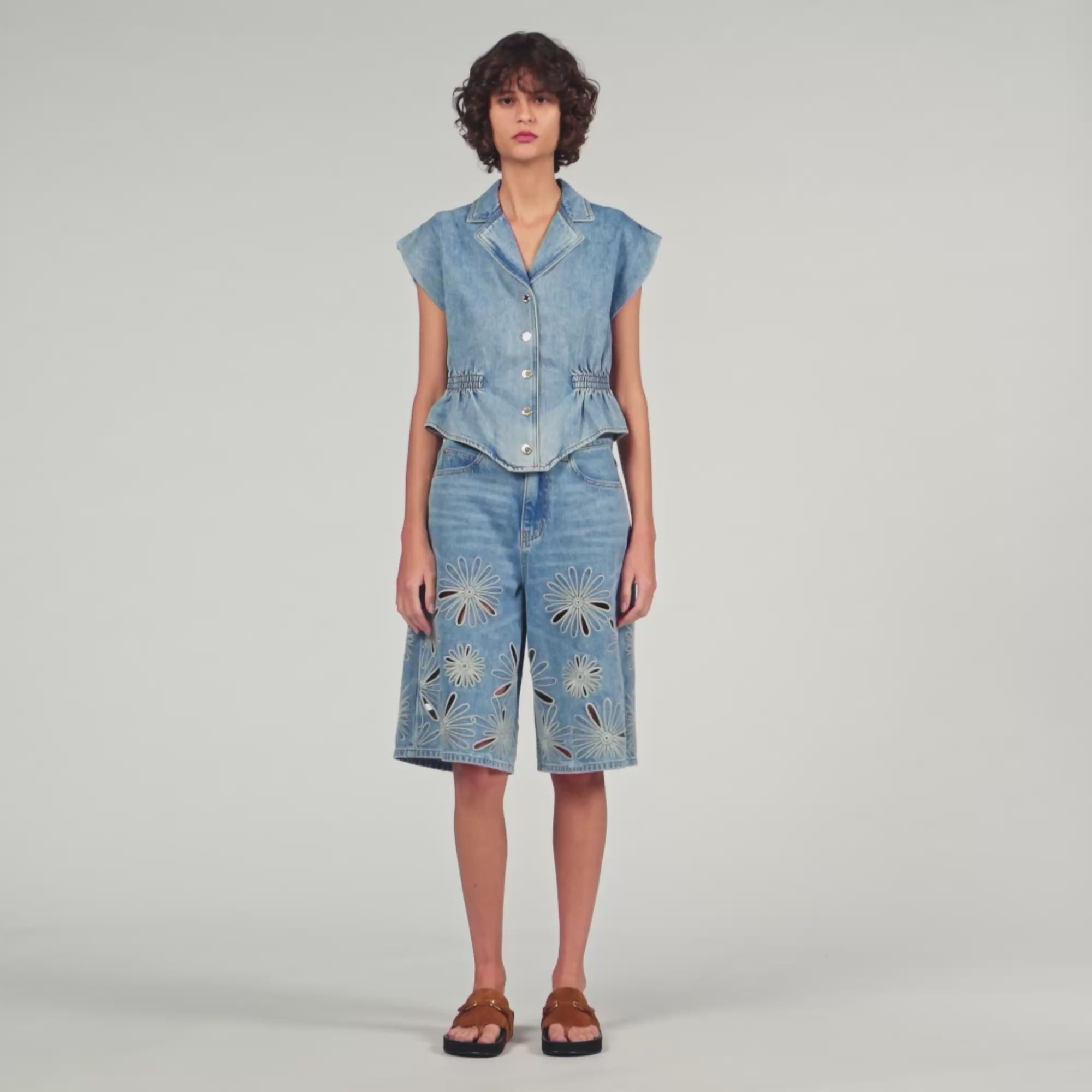 Denim Top Blue Jean