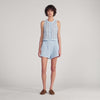 Miguel Beaded Crochet Cardigan Sky Blue