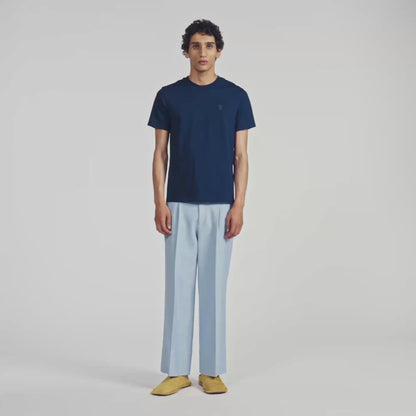 Tshirt Tonal Patch 4S Cotton Logo T-Shirt Royal Blue