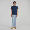 Tshirt Tonal Patch 4S Cotton Logo T-Shirt Royal Blue