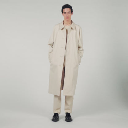 Long Mac Coat Beige