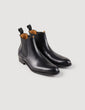 Chelsea Leather Chelsea Ankle Boots Black