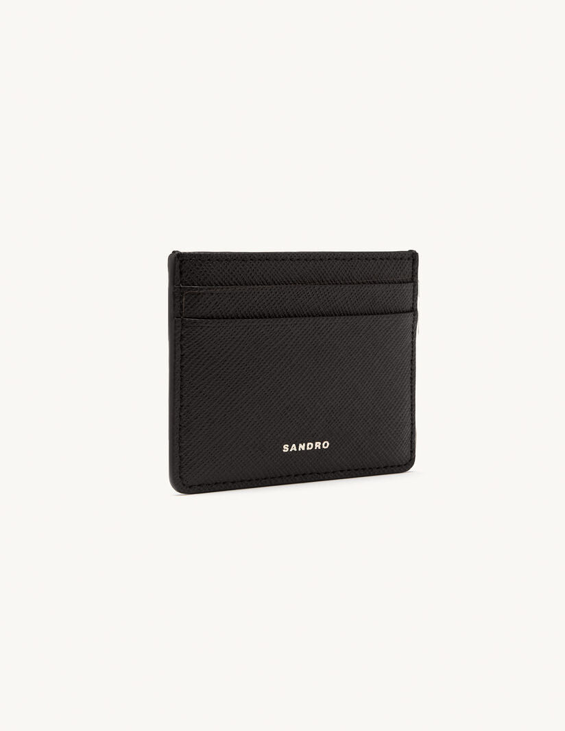 Leather Card Holder Black