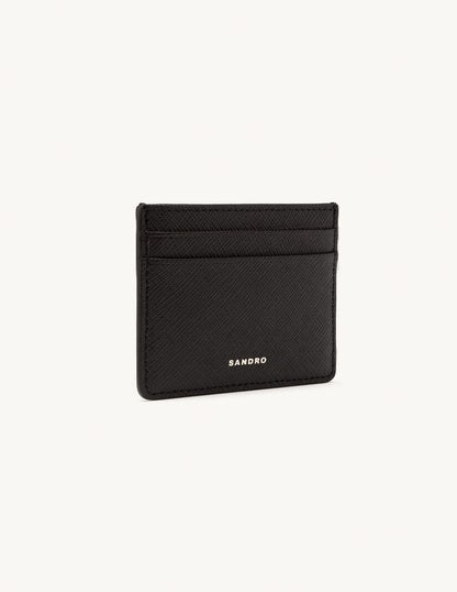 Leather Card Holder Black