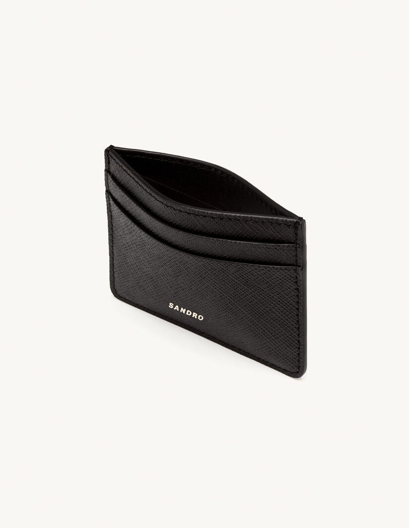 Leather Card Holder Black