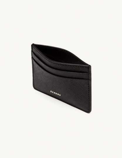 Leather Card Holder Black